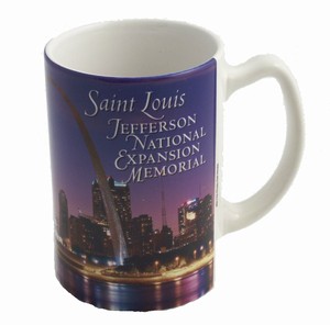St. Louis at Night 14oz Mug