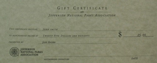 Store Gift Certificate-$25.00