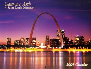 2009 Gateway Arch Wall Calendar