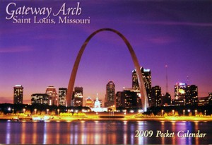 2009 Gateway Arch Pocket Calendar