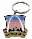 Keychain: Arch Swirl Sky