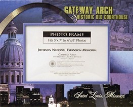 Photo Frame: Gateway Arch Blue