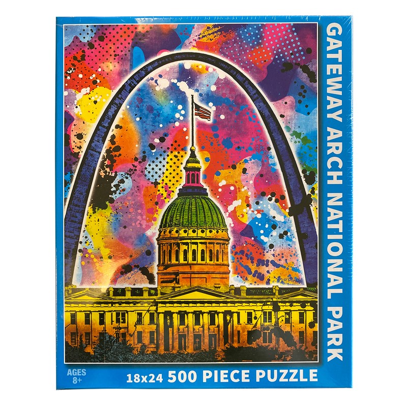 Daron St Louis Arch/Jefferson National Expansion Memorial 3D 49 Piece Puzzle 
