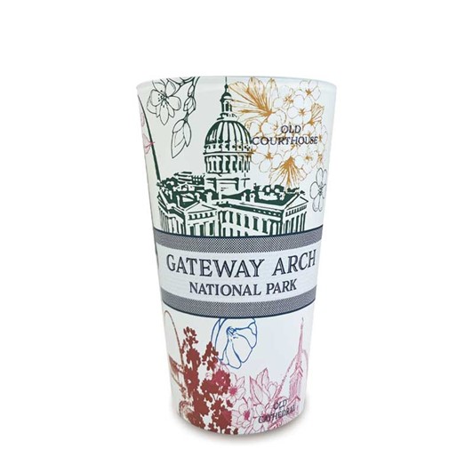 Gateway Arch Icons Pint Glass 550