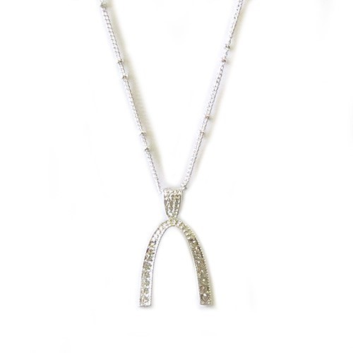 Gateway Arch Rhinestone Necklace