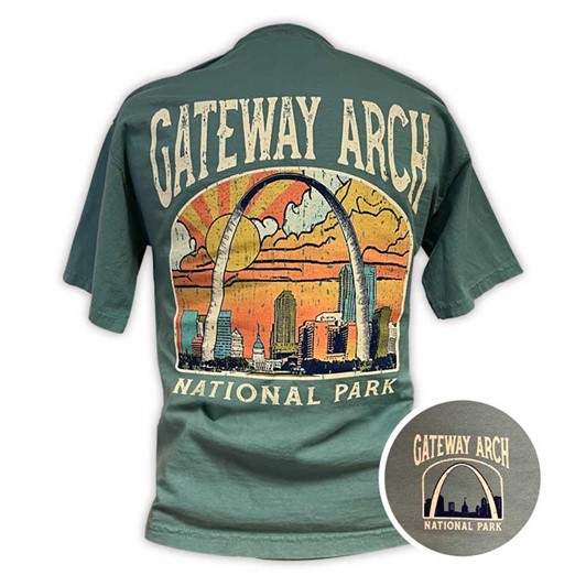 Gateway Arch Skyline T-Shirt 28915