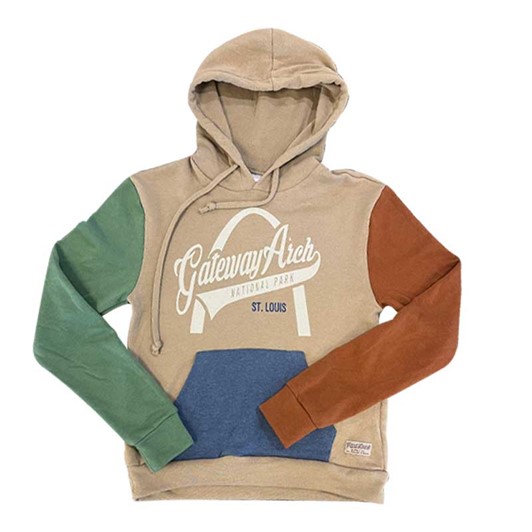 Gateway Arch Crossroads Hoodie - Tan 27763