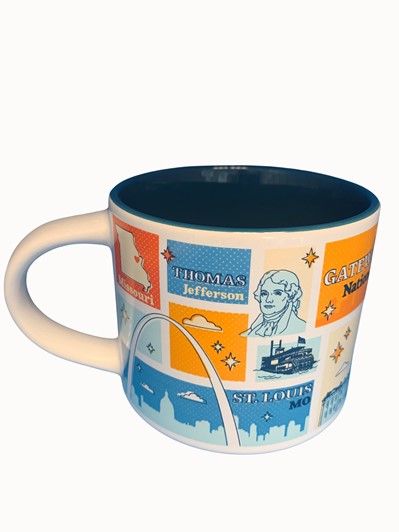 Gateway Arch Stamp Tiles Mug 159