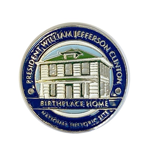 President Clinton Birthplace Walking Stick Emblem 27683