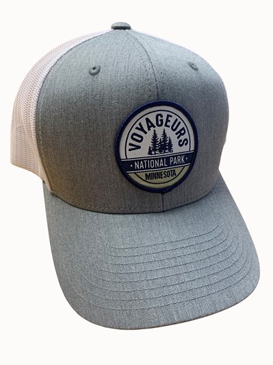 Voyageurs National Park Grey Trucker with Patch 852