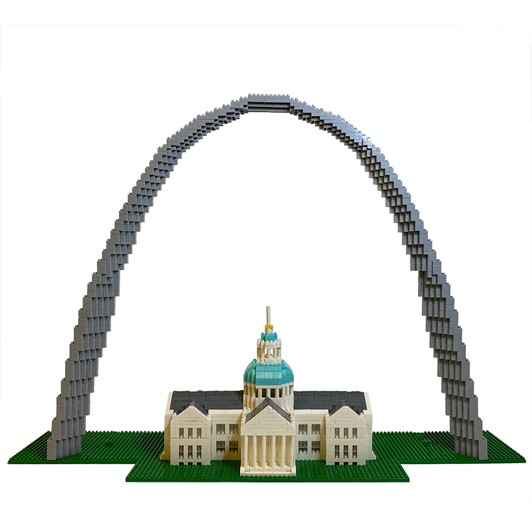 Gateway Arch Silver Plate Replica Keychain | Jefferson National Parks  Association