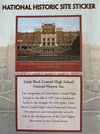 Passport Sticker - Little Rock Central High 237