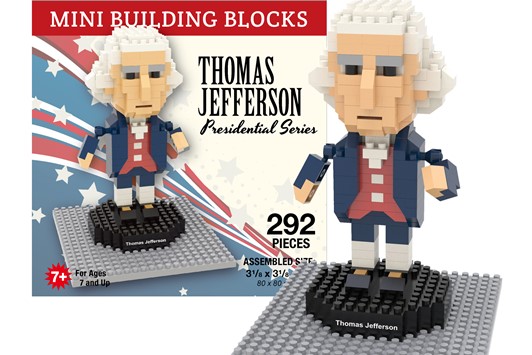 Thomas Jefferson Mini Building Blocks 26242