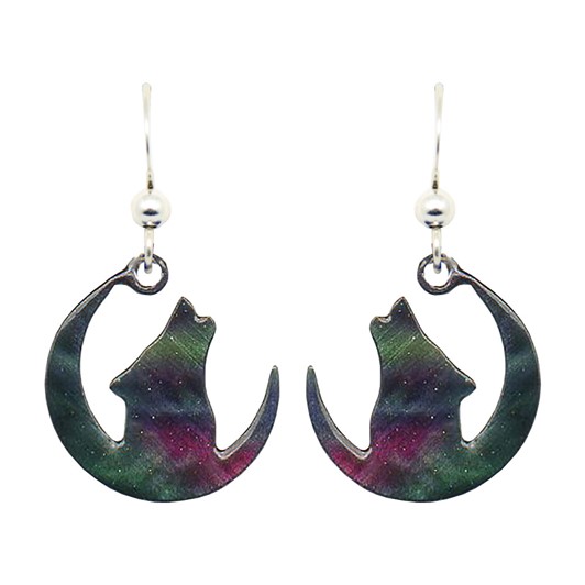 Aurora Howl Wolf Earrings 26294