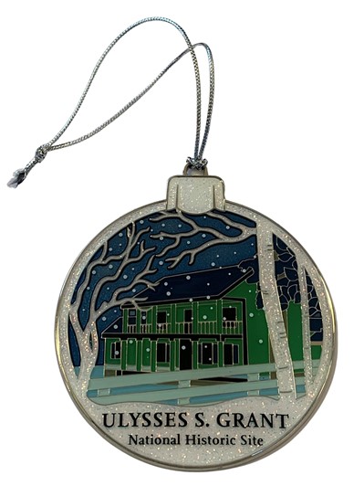 Snowy Night White Haven Ornament 26251
