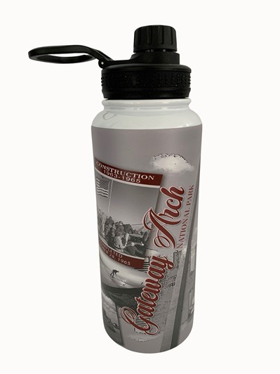 Gateway Arch Vintage 36 oz. Water Bottle