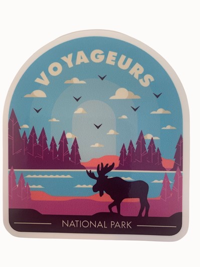 Voyageurs Moose Sticker 28384