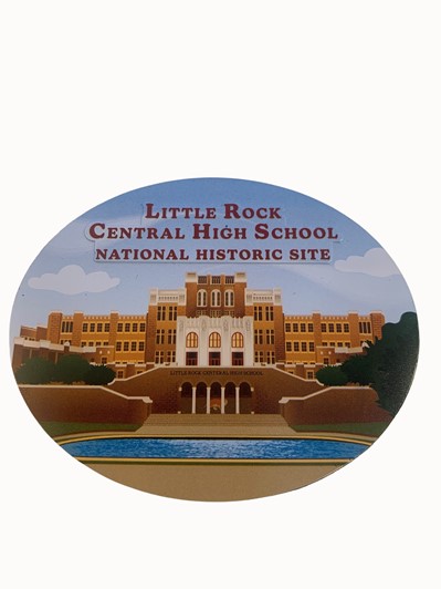 Central High School Oval Retro Magnet 27568