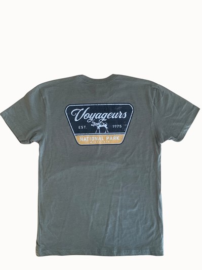 Voyageurs Outrigger Moose Green T-Shirt 27730