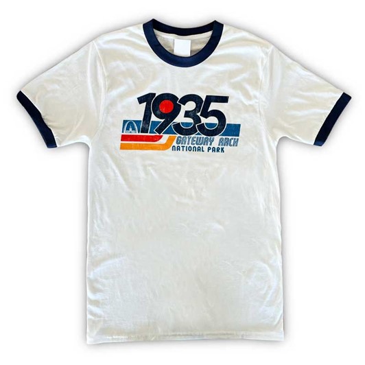 Gateway Arch 1935 Ringer T-Shirt 29808
