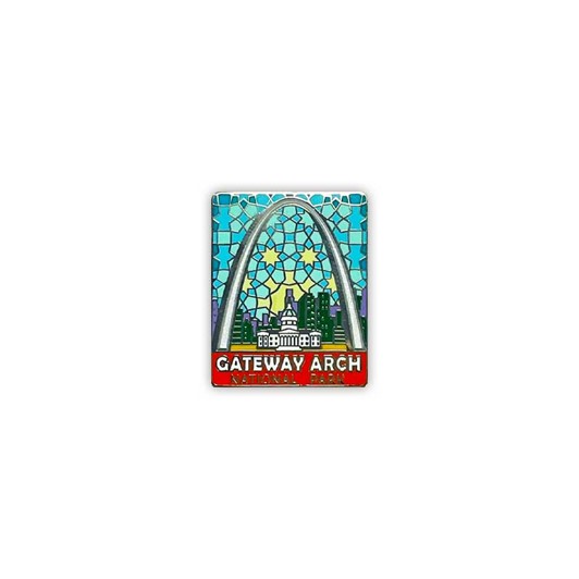 Gateway Arch Mosaic Collectible Pin 91