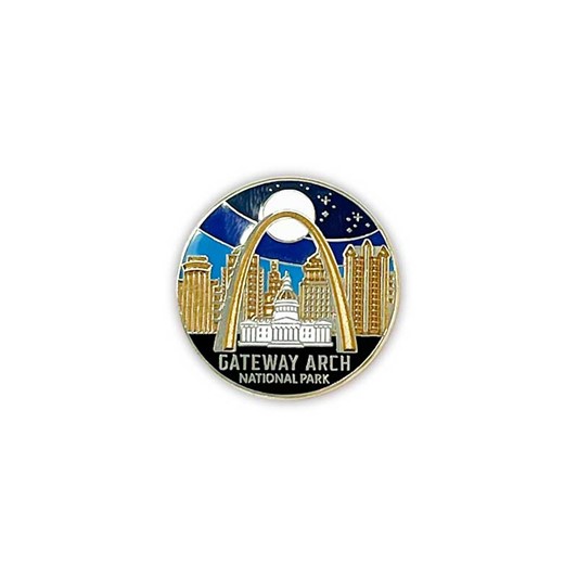 Gateway Arch Night Sky Collectible Pin 62