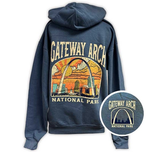 Gateway Arch Skyline Hoodie 28922