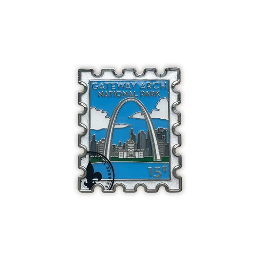 Gateway Arch National Park Stamp Magnet 425