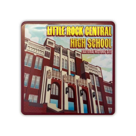 Little Rock Central High School Gold Lettered Magnet 96