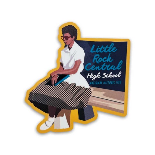 Little Rock Central High School NHS Elizabeth Eckford Diecut Sticker 28650