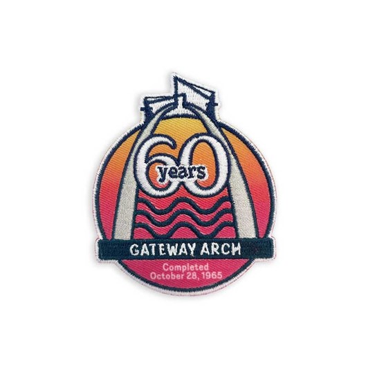 Gateway Arch 60th Anniversary Iron-on Patch 27619