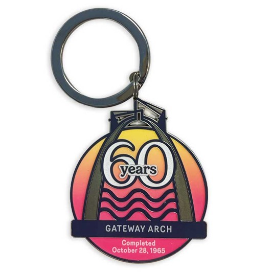 Gateway Arch 60th Anniversary Keychain 27580