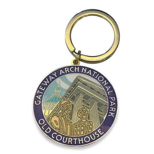 Dred and Harriet Scott Keychain 150