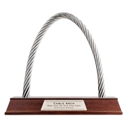 Gateway Arch Silver Plate Replica Keychain | Jefferson National Parks  Association