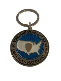 Proud Supporter of America's National Parks Keychain