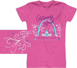 Arch Swirly Wrap- Pink