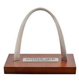 Arch Replica Metal with wooden base