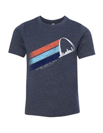 Gateway Arch Diagonal Stripe T-Shirt