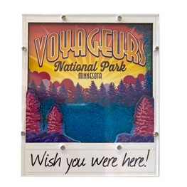 Voyageurs "Wish You Were Here!" Magnet