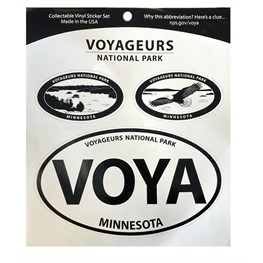 Voyageurs National Park Vinyl Sticker Set