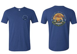 Gateway Arch Topflight Heather Royal T-Shirt