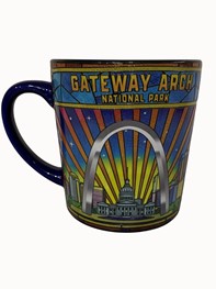 Gateway Arch Stained Glass Mug