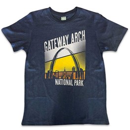 Gateway Arch National Park Halftone T-shirt